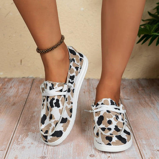 Damen bequeme und stylische Slip-On Sneakers R&B