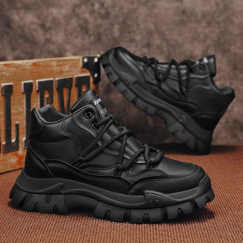 Damen Trendige High-Top Sneakers mit rutschfester Sohle und dämpfender Innenausstattung R&B