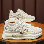 Damen Atmungsaktive Lauf-Sneaker mit dämpfendem Sohlenprofil und modernen Akzenten