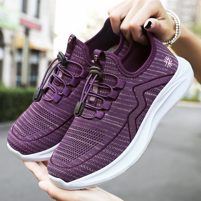 Damen Sportliche Sneakers mit elastischem Schnürsystem
