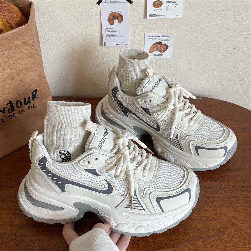 Damen Sportliche und modische Sneakers mit atmungsaktive Elemente R&B