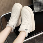 Damen Warmgefütterte Ankle Boots mit innovativem Reißverschluss R&B