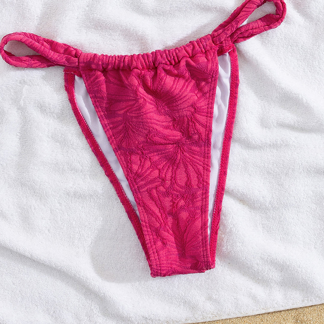 Damen Triangel-Bikini mit floralem Design R&B