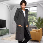 Damen langer Strickmantel R&B