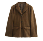 Damen Hochwertige Blazerjacke aus strukturiertem Material R&B