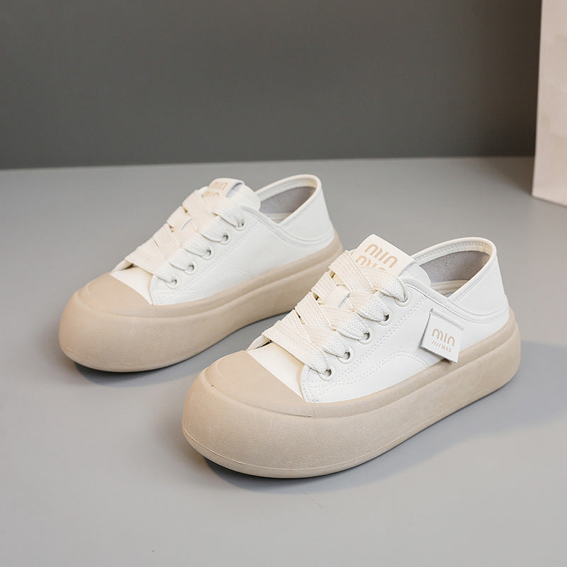 Damen sportliche Sneaker mit moderner Plateau-Sohle R&B