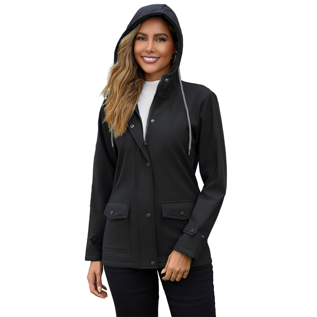 Damen Kapuzenjacke mit weichem Fleece-Futter R&B