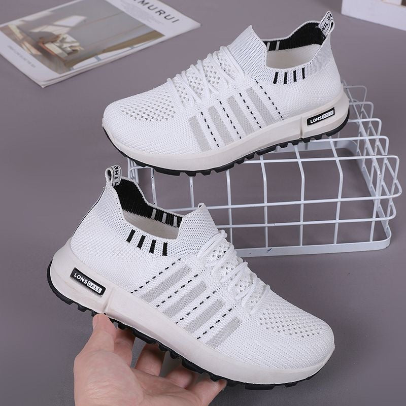 Damen Atmungsaktive und elastische Sneakers mit weichem Strickmaterial R&B