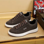 Damen Sneakers mit geflochtenem Obermaterial und rutschfester Sohle R&B