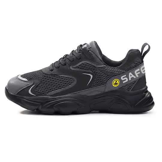 Damen sportliche Freizeitsneakers mit atmungsaktiver Mesh-Oberfläche und stoßdämpfender Sohle R&B