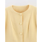 Damen moderne Blazerjacke mit strukturiertem Design R&B