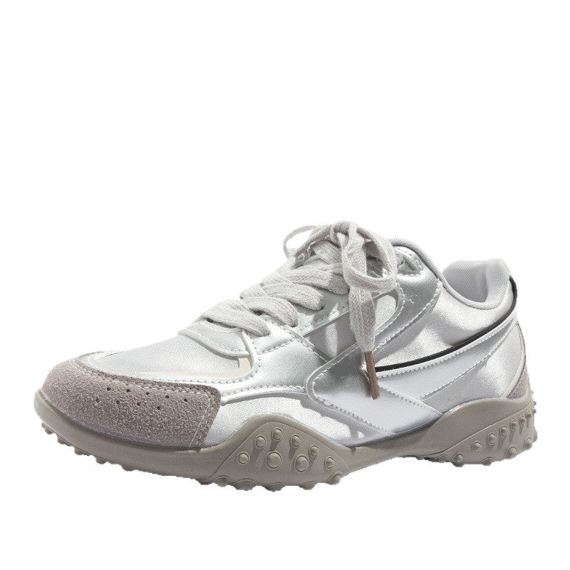 Damen Sportliche Sneakers mit atmungsaktiver Oberflächenstruktur und rutschfester Sohle
