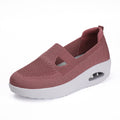 Damen Slip-On Sneakers mit atmungsaktivem Obermaterial und dämpfender Sohle