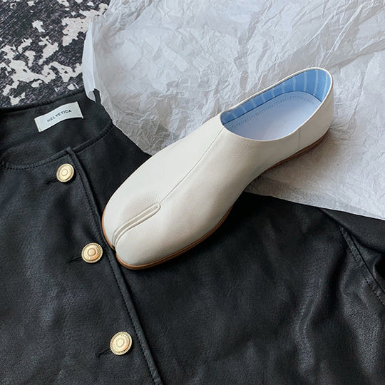 Damen modische Slipper mit glänzender Oberfläche und bequemem Schnitt R&B
