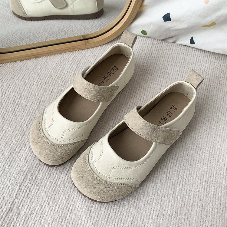 Damen elegante und komfortable Ballerinas mit verstellbarem Riemen R&B