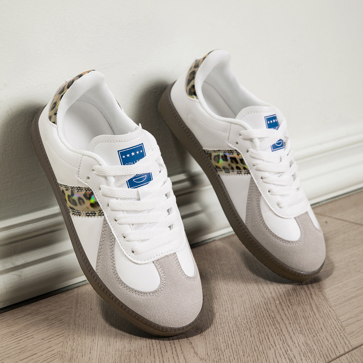 Damen Sportliche Sneakers mit strapazierfähigem Obermaterial und rutschfester Sohle