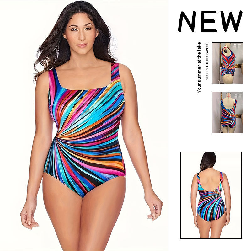 Damen Bademode mit stylischem Spiralmuster R&B