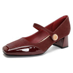 Damen elegante Slingback Ballerinas mit modischem Riemen
