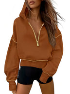 Damen Sportliche Kapuzenpullover R&B
