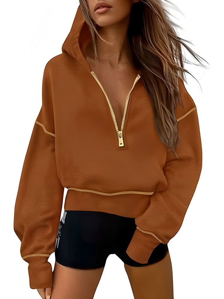 Damen Sportliche Kapuzenpullover R&B