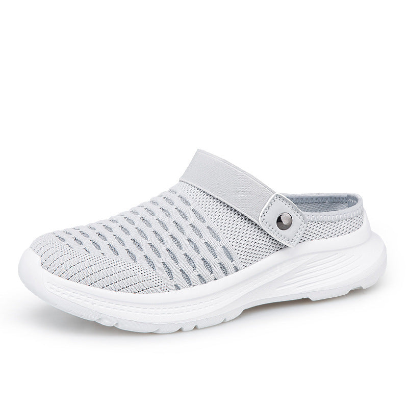 Damen Atmungsaktive Clogs mit elastischem Riemen