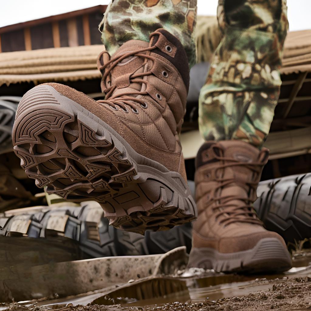 Herren Wintertactical Stiefel mit isolierender Fütterung und rutschfester Sohle R&B