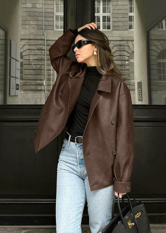 R&B | Übergroße Doppelt breasted Jacke
