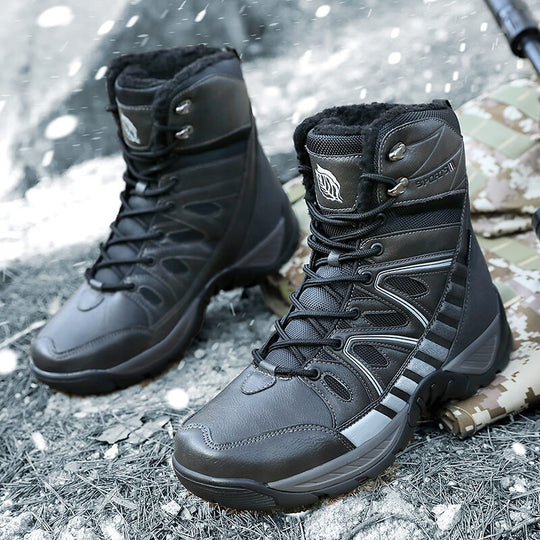 Damen Isolierte Winterstiefel mit rutschfester Sohle und wärmendem Innenfutter R&B