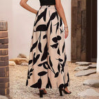 Damen Hochtaillierte Sommerhose mit floralem Druck R&B