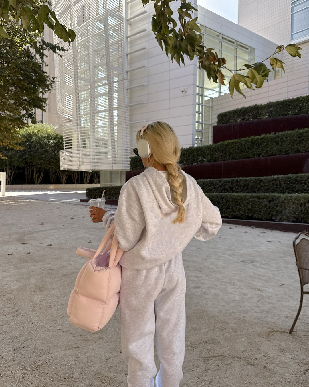 Damen Hoodie und Jogginghosen Set mit Kängurutasche R&B