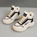 Damen Hohe Sneakers mit kuscheligem Innenfutter und rutschfester Sohle R&B