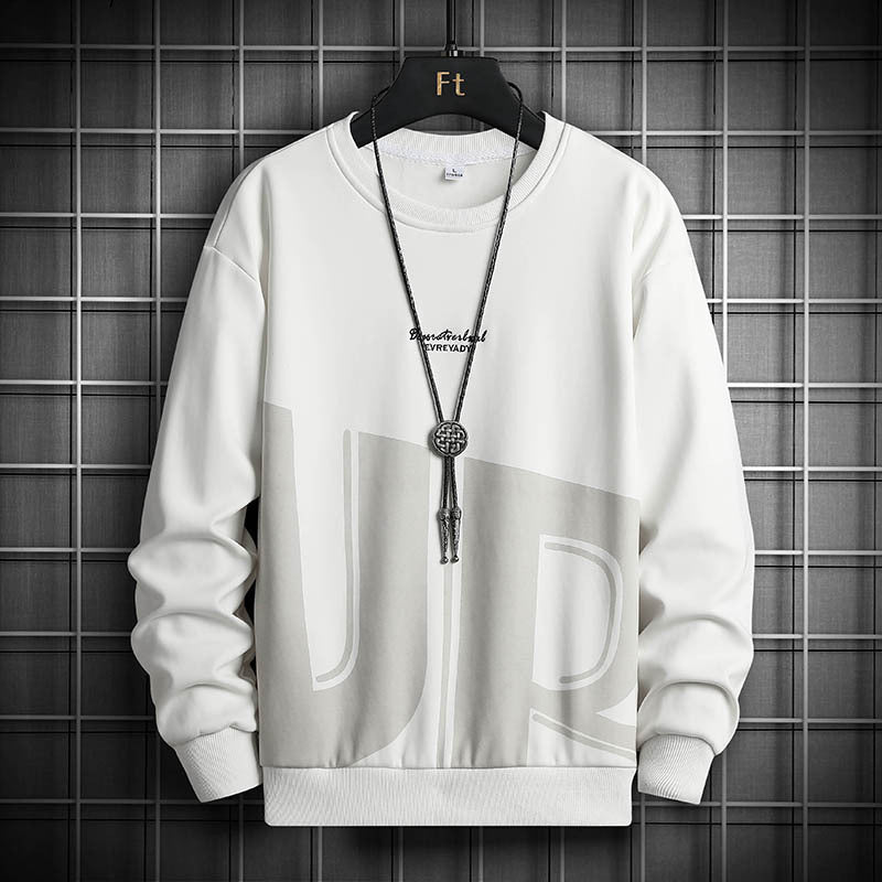 Herren lässiger Sweatshirt mit modischem Design R&B