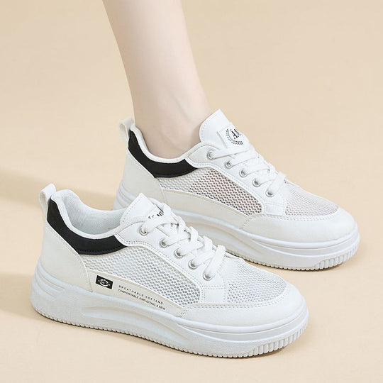Damen modische Lightweight Sneakers mit atmungsaktivem Mesh und komfortabler Dämpfung R&B