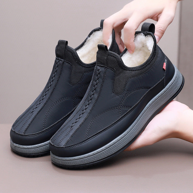 Damen Komfortable und warme Slip-On Freizeitschuhe mit Innenfutter R&B