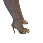 Damen elegante High Heel Sandalen mit funkelnden Riemen R&B