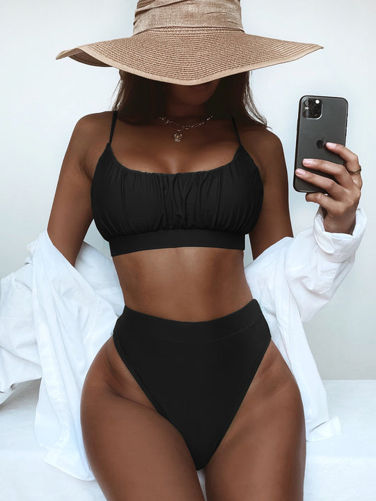 Damen Hochgeschnittener Bikini R&B