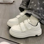 Damen Sportliche Sneakers mit breiter Sohle und elegantem Klettverschluss R&B