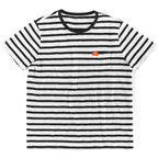 Herren Kurzarm T-Shirt mit maritimem Streifenmuster und praktischer Brusttasche R&B