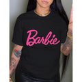 Damen T-Shirt mit großem, verspieltem Grafikdruck R&B