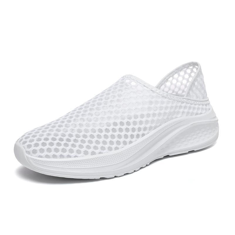 Damen Atmungsaktive Slip-On Sneakers mit flexibel anpassbarem Mesh-Obermaterial
