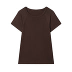 Damen komfortables Basic T-Shirt R&B