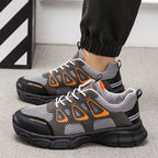 Damen Sportliche Atmungsaktive Sneakers mit rutschfester Sohle und elastischen Elementen R&B