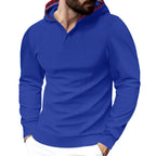 Herren Kapuzensweater mit strukturiertem Design und komfortablem Schnitt R&B
