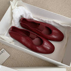 Damen Bequeme und elegante Ballerinas aus hochwertigem Leder R&B