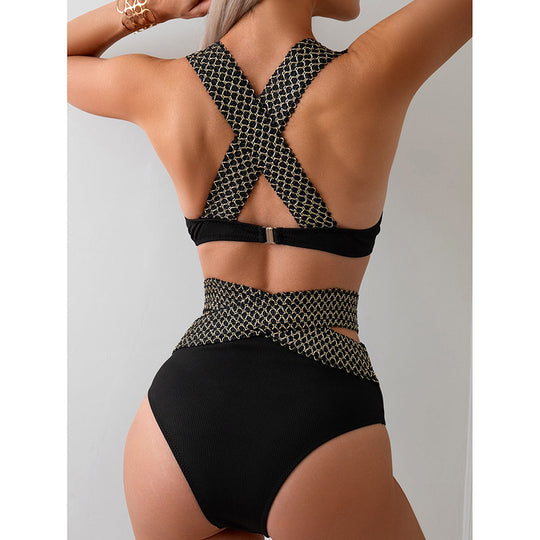 Damen Triangel-Bikini mit elegante Perlenakzenten R&B