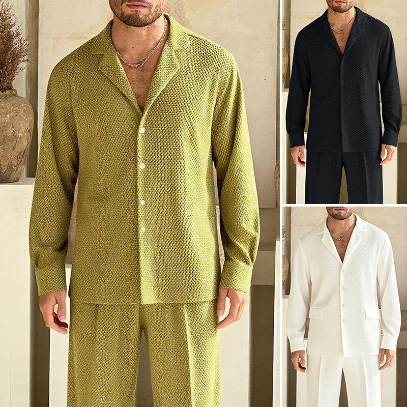 Herren modisches Lounge-Set aus atmungsaktivem Material