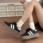 Damen Sportliche Sneakers mit robustem Sohlenprofil