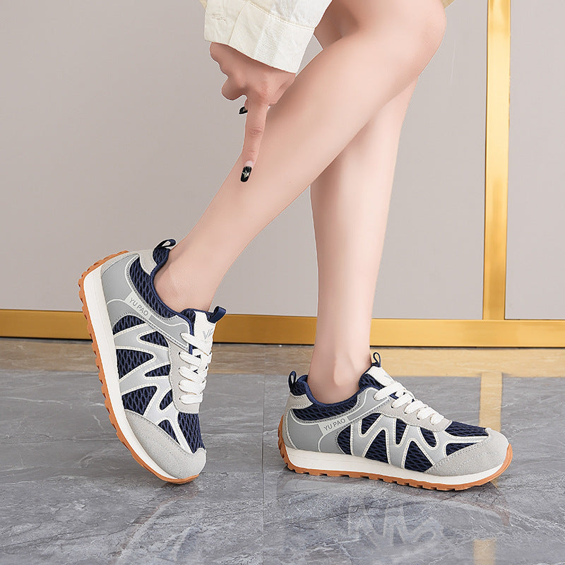 Damen Atmungsaktive Sport Sneakers mit rutschfester Sohle und dämpfendem Fußbett R&B