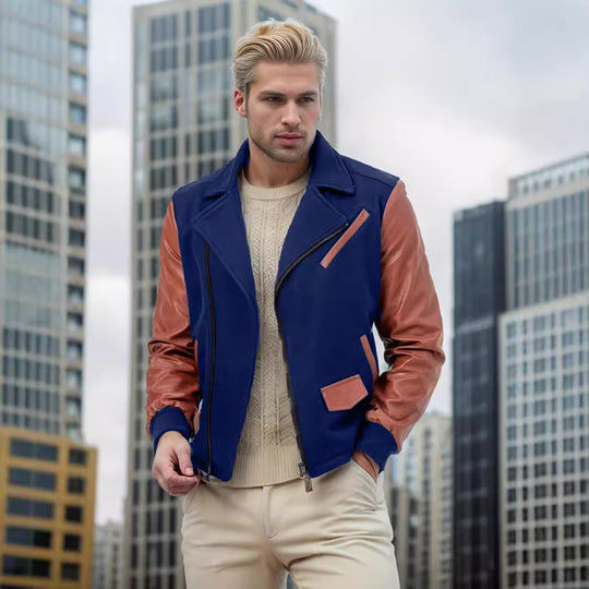 Herren stylische Winterjacke R&B