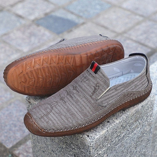 Damen Bequeme Slip-On Freizeitschuhe mit flachem Komfortdesign R&B